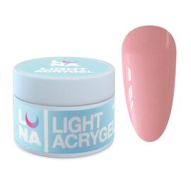 LUNAmoon. Light Acrygel #6 Pink, 30 ml, рідкий гель, рожевий кварц #1
