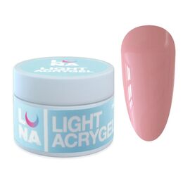 LUNAmoon. Light Acrygel #7 Dark beige, 30 ml, рідкий гель, темний беж #1