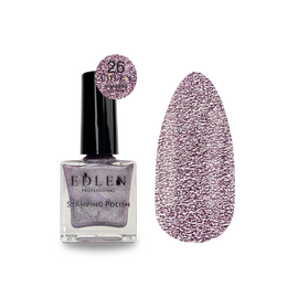 EDLEN. Stamping nail polish, №26, 10 ml. Лак для стемпінгу #1
