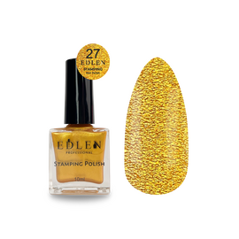 EDLEN. Stamping nail polish, №27, 10 ml. Лак для стемпінгу #1