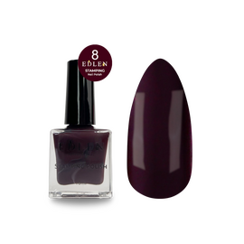EDLEN. Stamping nail polish, №8, 10 ml. Лак для стемпінгу #1