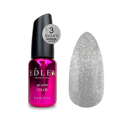 EDLEN. Gel Polish Impress Сat №3, 9 ml, світловідбиваючий гель-лак "котяче око" #1