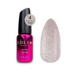 EDLEN. Gel Polish Impress Сat №4, 9 ml, світловідбиваючий гель-лак "котяче око" #1