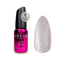 EDLEN. Gel Polish Impress Сat №6, 9 ml, світловідбиваючий гель-лак "котяче око" #1