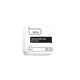 HEYLOVE. Solid paint gel, BLACK, 5 g, гель-фарба чорна #1