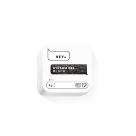 HEYLOVE. Gypsum gel, BLACK, 5 g, гель для дизайну #1