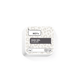 HEYLOVE. Gum gel, CLEAR, 5 g, гель-жуйка для дизайну #1