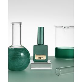 HEYLOVE. Cat's Eye Gel Polish, Elixir, 15 ml, гель-лак "Котяче око", зелений #2