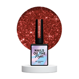 NOTN. Гель-лак Spritz, світловідбиваючий яскраво червоний, 10 ml #1
