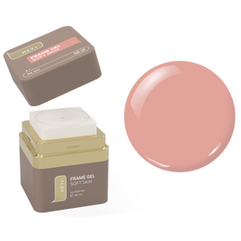 HEYLOVE. Frame builder Gel, SOFT SKIN, 30 ml, універсальний гель для нарощування, темний бежево-рожевий #1