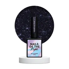 NOTN. Reflective Gel Polish, Obsidian, графітово-фіолетовий світловідбиваючий, 10 ml #1
