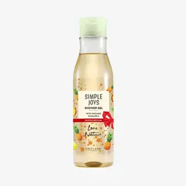 Simple joys. Shower gel with organic pineapple, 250 ml, Гель для душу з органічним ананасом. Святковий випуск #1