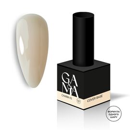 GA&MA. Cover base #43 CHARM, 15 ml (формула одного шару) #1