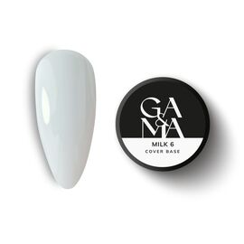 GA&MA. Cover base #6, MILK, 30 ml #1