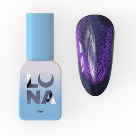 LUNAmoon. "Cat Eye" Gel Polish #257, 13 ml, гель-лак «Котяче око» на вітражній основі #1