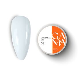 GA&MA. Universal builder gel, #2 Milky, 15 ml, гель без опилу, молочний щільний, рідкий #1