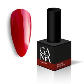 GA&MA. Colored base #17, KENYA, кольорова база, 15 ml #1