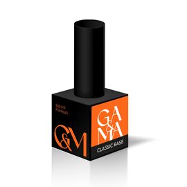 GA&MA. Classic rubber base, Clear, 15 ml, прозора каучукова база #1