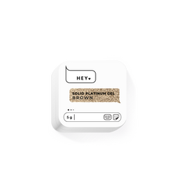HEYLOVE. Solid platinum gel, BROWN, 5 g, гель-фарба, коричнева #1