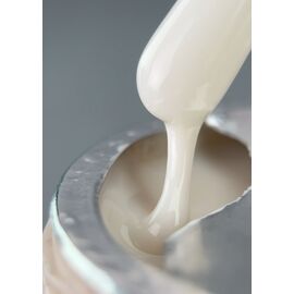 DA'23. Fiber gel, White Power, 15 ml, гель для укріплення "Біла міць", щільний білий #2