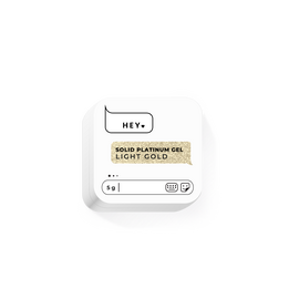 HEYLOVE. Solid platinum gel, LIGHT GOLD, 5 g, гель-фарба, світле золото #1