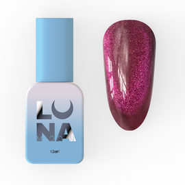 УЦІНКА / LUNAmoon. "Cat Eye" Gel Polish #254, 13 ml, гель-лак «Котяче око» на вітражній основі #1