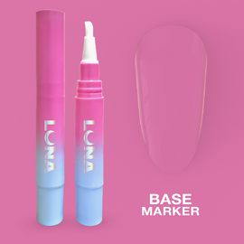 LUNAmoon. RUBBER BASE, Marker, clear, 5 ml, прозора каучукова база у форматі маркеру #1