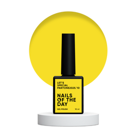 NOTD. "Let's Special" Gel Polish, Pantone 2025/10, 10 ml, сонячний жовтий гель–лак #1