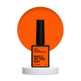NOTD. "Let's Special" Gel Polish, Pantone 2025/2, 10 ml, яскравий неоновий помаранчевий гель-лак #1