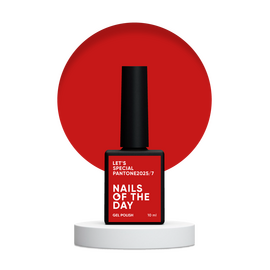 NOTD. "Let's Special" Gel Polish, Pantone 2025/7, 10 ml, класичний червоний гель–лак #1