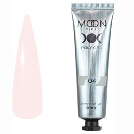 MOON FULL. Polygel, #04, 30 ml, tube. Полігель, світло-бежевий #1