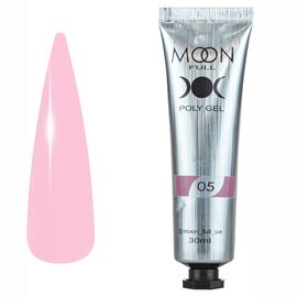 MOON FULL. Polygel, #05, 30 ml, tube. Полігель, рожевий #1