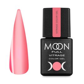 MOON FULL. Vitrage Gel Polish, #07, 8 ml. Вітражний гель-лак, червоний #1