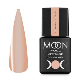 MOON FULL. Vitrage Gel Polish, #09, 8 ml. Вітражний гель-лак, коричневий #1