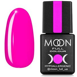 MOON FULL. Gel Polish, #121, 8 ml. Гель-лак, глибокий яскраво-рожевий #1