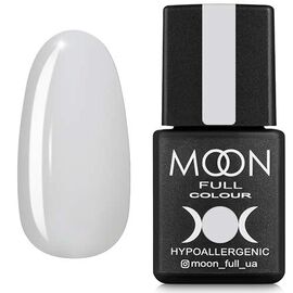 MOON FULL. Gel Polish, #201, 8 ml. Гель-лак, білий напівпрозорий #1