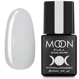 MOON FULL. Gel Polish, #202, 8 ml. Гель-лак, білий напівпрозорий з блискітками #1