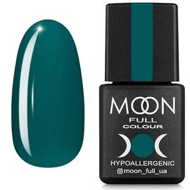 MOON FULL. Gel Polish, #216, 8 ml. Гель-лак, опівнічно-зелений #1