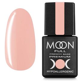 MOON FULL. Cover Base, French Premium #23, 8 ml. Кольорова база, рожево-персикова #1