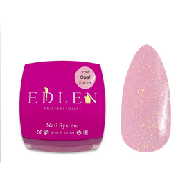 EDLEN. Opal Top, 30 ml, топ з шимером #1