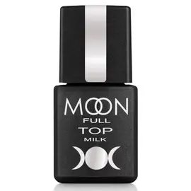 MOON FULL. Color Top coat, Milky, 8 ml. Кольоровий топ, молочний #1