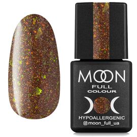 MOON FULL. Reflective gel Polish, Chrome Flake Disko #05, 8 ml. Світловідбиваючий гель-лак, коричневий #1