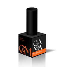 GA&MA. Shine-On Top coat, UV filters, 15 ml, Топ для світлих відтінків з УФ-фільтрами, без липкого шару #1
