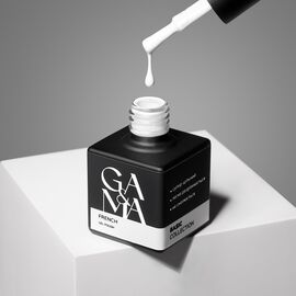 GA&MA. Gel polish "FRENCH", white, 10 ml, гель-лак, щільний білий для френчу #2