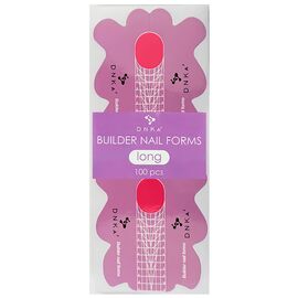 DNKa’. Paper Builder nail forms, LONG, 100 pcs, Паперові нижні форми, 100 шт, для довгих нігтів #1