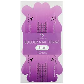 DNKa’. Paper Builder nail forms, SHORT, 100 pcs, Паперові нижні форми, 100 шт, для коротких нігтів #1