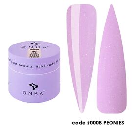 DNKa’ Builder Gel #0008 Peonies, 15 ml, гель для моделювання #1