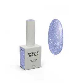 NOTD. Gel Polish, Let's special, PARADISE #08, 10 ml, гель-лак фіолетовий з блискітками #1