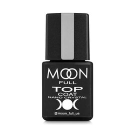 MOON FULL. Nano Crystal Top coat, anti-scratch, 8 ml. Топ без липкого шару, стійкий до подряпин #1