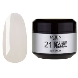 MOON FULL. Cover Base, French Premium #21, 30 ml. Кольорова база, молочна #1